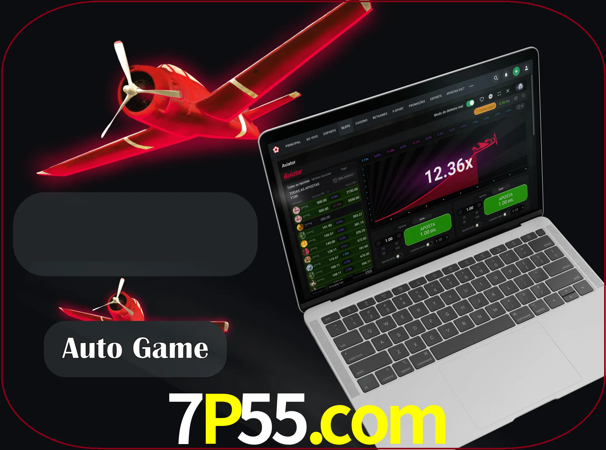 No modo automático, os jogos apostam e sacam seu dinheiro automaticamente.