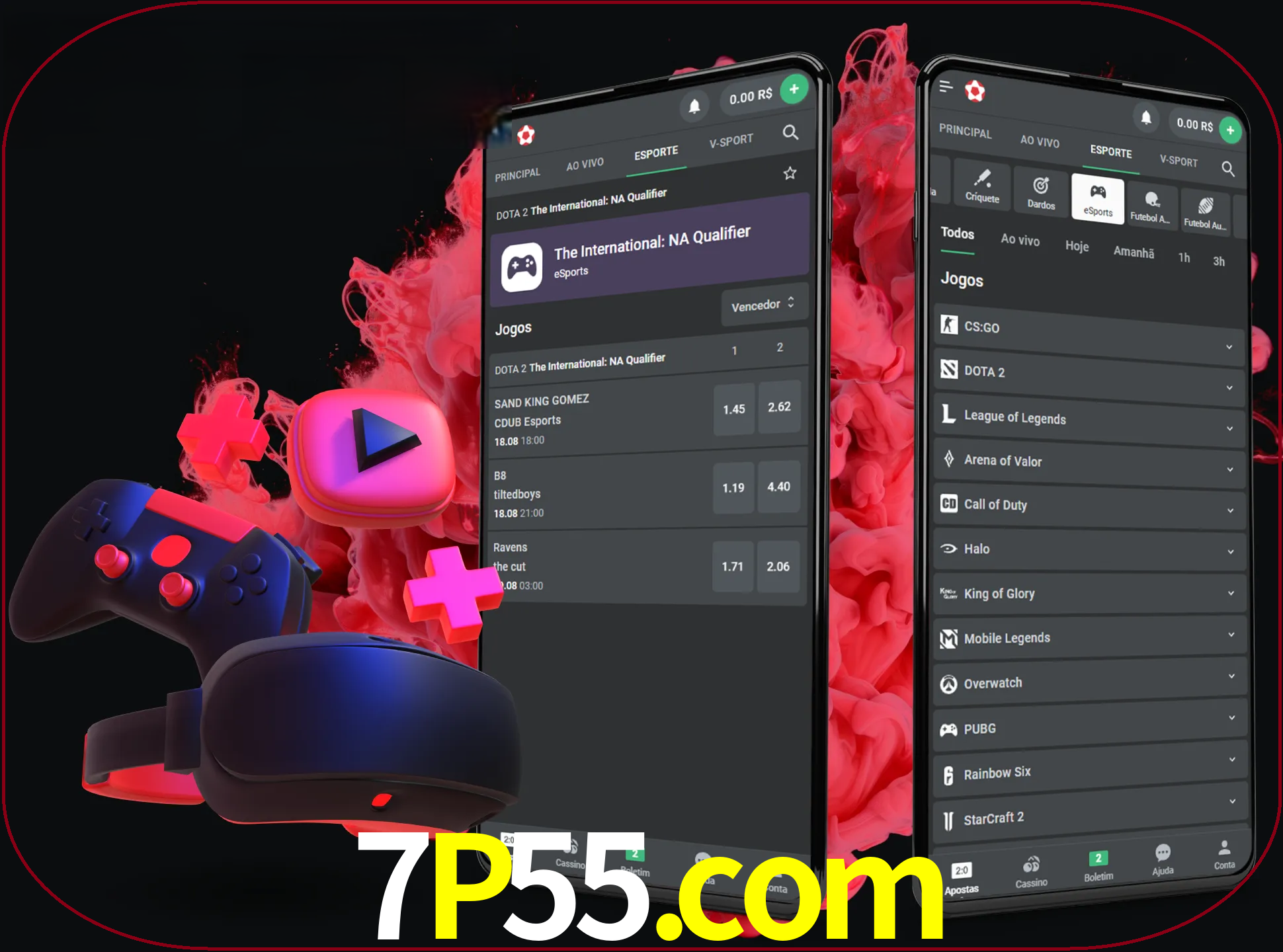 Para ter a aplicação móvel 7p55 no seu smartphone, basta descarregar o ficheiro apk e seguir as instruções.