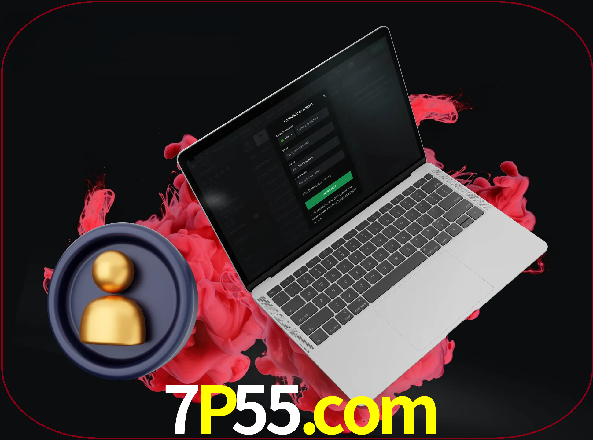 No cabeçalho do site 7p55, clique no botão que o levará a um formulário especial onde terá de introduzir as suas informações actuais.