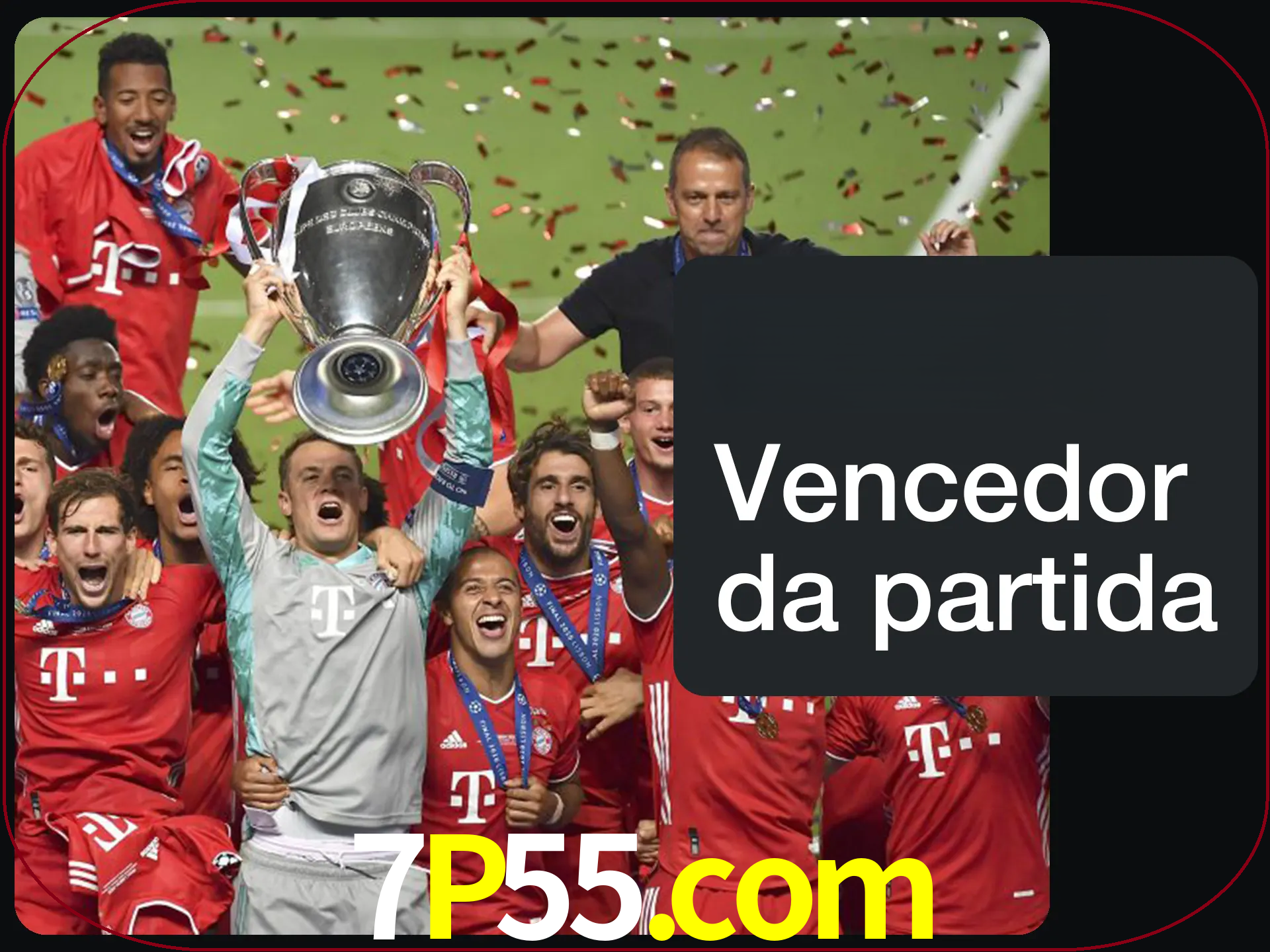 Aposte no vencedor e ganhe uma grande quantia de dinheiro.