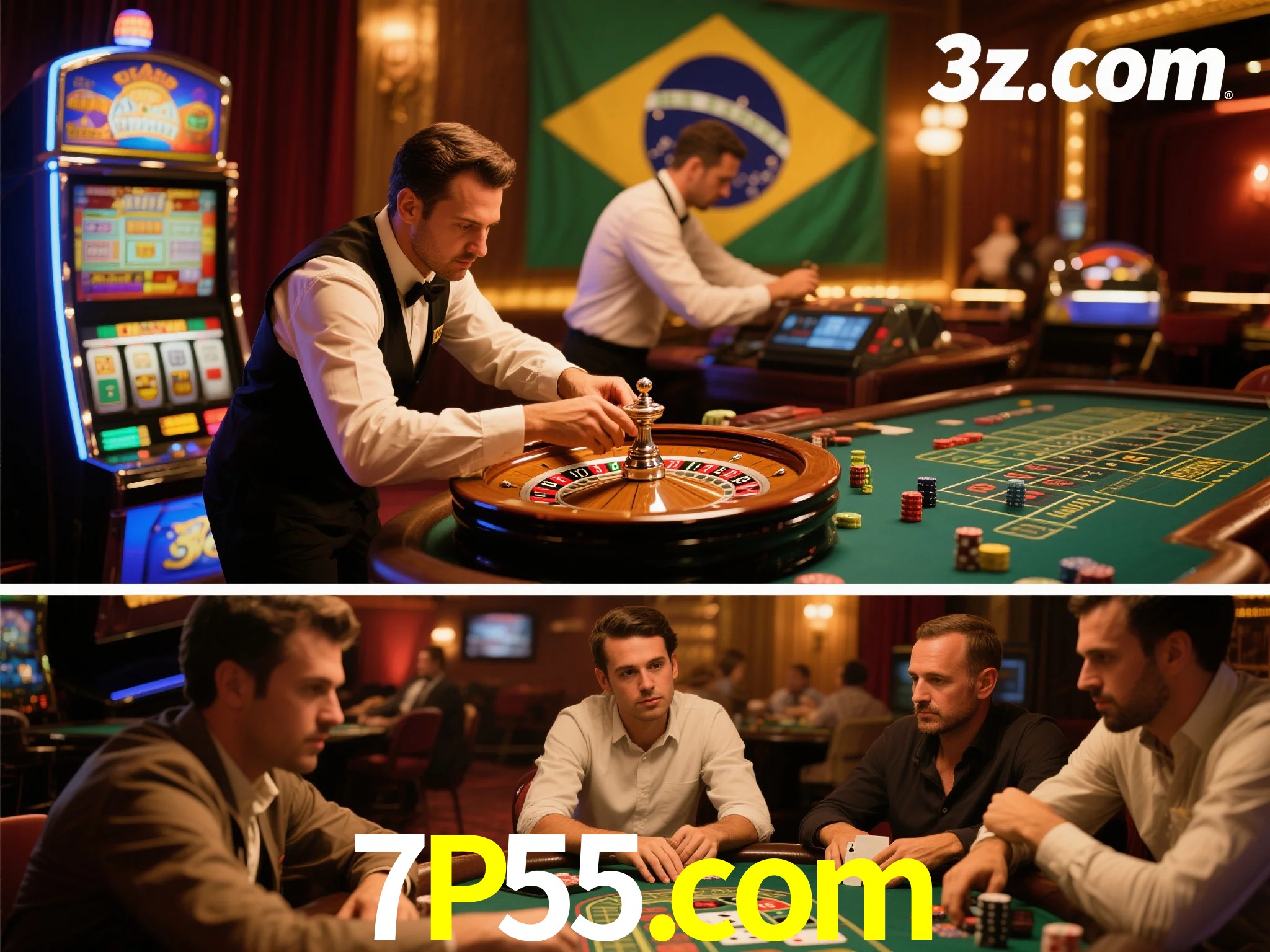 Depositar dinheiro para jogar jogos de cassino.